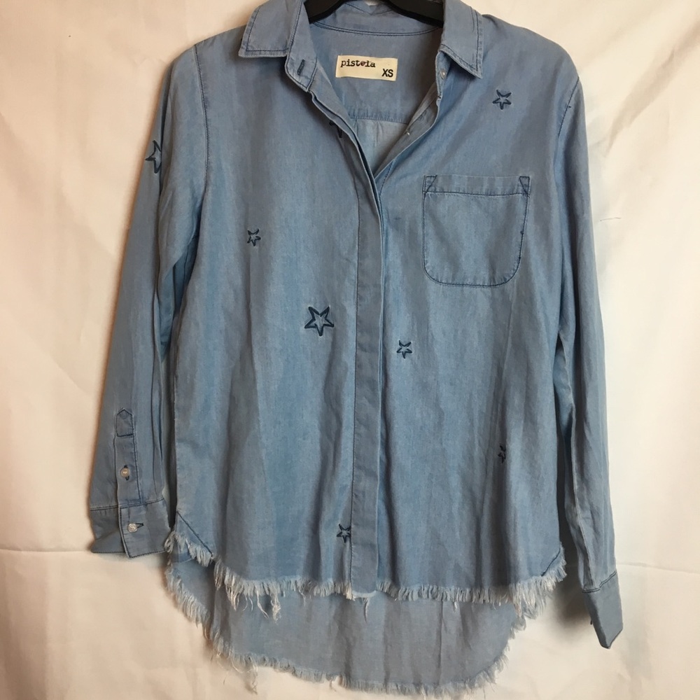 Pistola denim long sleeve star